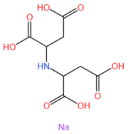 亞氨基二琥珀酸四鈉-IDS·Na4結(jié)構(gòu)式