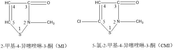 異噻唑啉酮結(jié)構(gòu)式